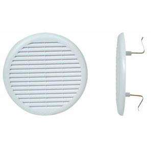 Rejilla redonda de PVC de aluminio y ABS con agujeros BCA 80/125 para aire acondicionado en la sala de estar - Product Image 1