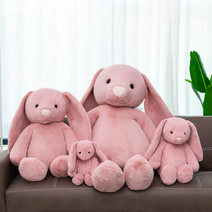 Simpatici giocattoli di <span class=keywords><strong>peluche</strong></span> con orecchie a goccia orecchie lunghe con orecchie bianche <span class=keywords><strong>rosa</strong></span> Beige <span class=keywords><strong>peluche</strong></span> con bambola di pezza rilassante stracci per bambini regalo di compleanno - Product Image 4