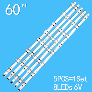 ใหม่ 5PCS 670 มม.แถบไฟแบ็คไลท์ LED ทีวีสำหรับ LG 60UM71_REV02 EAV6473290 60UM6900 60UM6950 60UM7100 60UM7200 60UM7290 NC600DQE-VSHP1 - Product Image 1