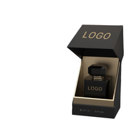 Boîte en papier rigide personnalisée de luxe, imperméable, avec revêtement UV, pour l'emballage de flacons de parfum, boîte cadeau cosmétique haut de gamme, portable