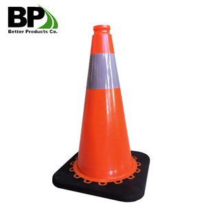 Cono de Seguridad Vial de PVC con Cuello Reflectante para Construcción de Carreteras y Control de Tráfico - Product Image 6