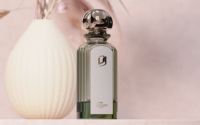 Flacon de parfum de luxe Diya 100 ml de haute qualité avec corps en verre, design rond givré, estampage à chaud, pulvérisateur à pompe personnalisable