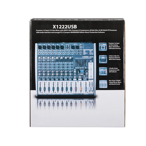Console de mixage audio analogique professionnelle 16 entrées avec égaliseur graphique 7 bandes et détection de réverbération FBQ pour églises et scènes <span class=keywords><strong>en</strong></span> direct - Product Image 4