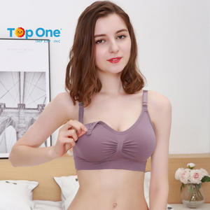 TopOne soutien-gorge d'allaitement post-partum soutien-gorge de distribution sans fil sans couture soutien-gorge d'allaitement de maternité sans trace pour les femmes enceintes - Product Image 1