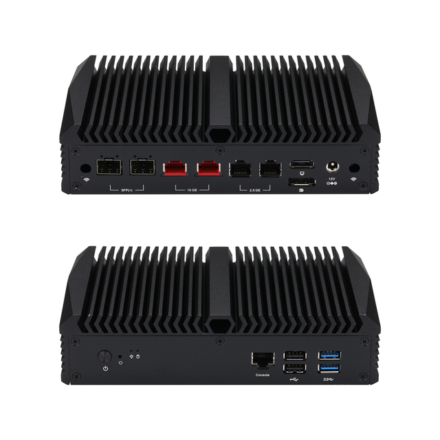 Kansung K10900S6 Firewall Server Intel Alder Lake N Twin Lake N Processors Dual 10G LAN Dual SFP+ and Dual 2.5G LAN Mini PC