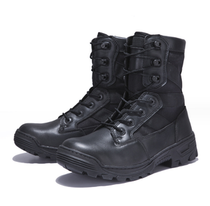 รองเท้าบูทคอมแบทหนังกลับแบบมีปลอกหุ้มผ้าใบอ๊อกซ์ฟอร์ดน้ำหนักเบา ระบายอากาศได้ดี รุ่น TSB05 - Product Image 2