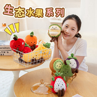 Fruit-thema polyester pluche speelgoed drakenfruit durian mangosteen klauwautomaat poppen bruiloft gooi-stijl figuurtjes 31cm-50cm
