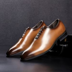 Zapatos Antideslizantes para Hombre, de Cuero, Casuales, de Negocios, con Suela de Goma, Cómodos, Seguros para Caminar, para Oficina, Uso Diario - Product Image 4