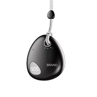 X1 pour enfants, pendentif de suivi en temps réel avec double carte SIM, alerte SOS, détection de chute et positionnement multimode, mini traceur GPS Fniot