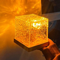 Veilleuse dynamique ondulation de l'eau 16 couleurs projecteur lampe chambre lumière ambiante USB télécommande Cool mur lumière LED atmosphère décor