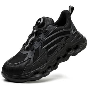 Nuevo Diseño 2023, Calzado de Seguridad con Punta de Acero, Antideslizante, Impermeable, Color Negro, para Hombre, Industria Pesada - Product Image 4