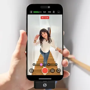 Pour microphone <span class=keywords><strong>RODE</strong></span> Ultra-compact pour les créateurs de smartphones Microphone sans fil GainAssist <span class=keywords><strong>USB</strong></span>-C/Lightning avec étui de charge - Product Image 5