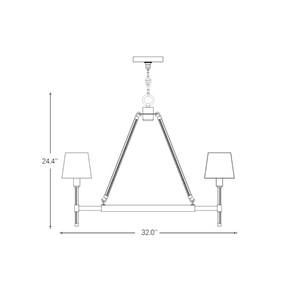 Modern Farmhouse Wagon Wheel Chandelier for <b>Dining</b> Room Foyer Antique Brass 6 <b>Light</b> Linen Fabric Shade CE UL ETL Watkins Style - Product Image 4