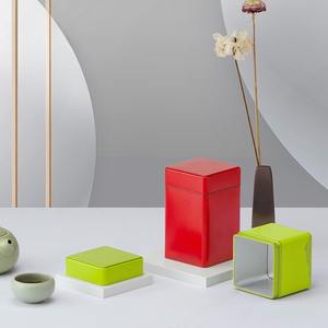 Latas Cuadradas Bonitas de Estilo Japonés RTS, Fabricante de Latas al por Mayor, Regalos Creativos, Contenedores de Proteína en Polvo, Contenedores de Matcha - Product Image 3