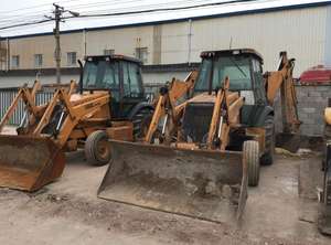 Gebrauchter Bagger lader CASE 580L gebrauchter Bagger lader 4-Rad-Baggerlader mit Schaufel - Product Image 5