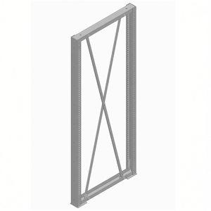 Support latéral Fami 1300X2010 H RAL7000 pour support structurel - Product Image 3