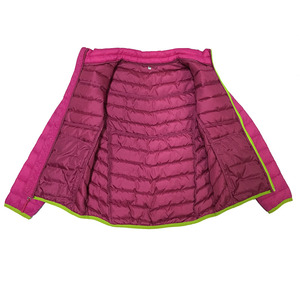 Vente en gros de vêtements d'extérieur d'hiver bon marché pour filles veste chaude en polyester rembourrée longue fermeture à glissière style <span class=keywords><strong>parka</strong></span> pour enfants adolescents - Product Image 3