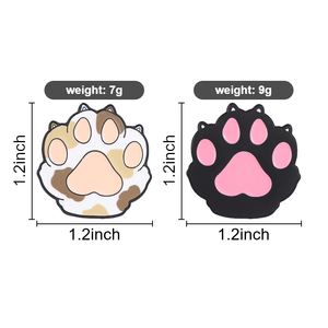 Ensemble d'épingles en émail en forme de patte de chat mignonnes et moelleuses, broche à motif de patte douce pour décorer un sac à dos - Product Image 6