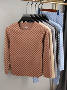 Nueva Sudadera con Capucha para <span class=keywords><strong>Hombre</strong></span>, con <span class=keywords><strong>Terciopelo</strong></span> Grueso y Cuello Redondo, Combinada con Camiseta Interior Cálida, Top Moderno de Manga Larga, Venta al Por Mayor - Product Image 1