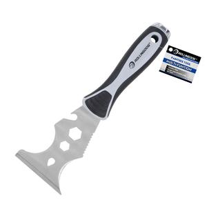 Rouleau à peinture multifonctionnel 12 en 1, nettoyeur, racloir, outil de peinture, <span class=keywords><strong>couteau</strong></span> à mastic, 3 ", 50019 - Product Image 1