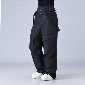 Pantalones <span class=keywords><strong>de</strong></span> Snowboard para Hombre, Nuevos, con Bolsillos Grandes, Super Holgados, Impermeables, Resistentes al Viento, 20000mm, con Cremallera, <span class=keywords><strong>de</strong></span> Poliéster, para <span class=keywords><strong>Parejas</strong></span> - Product Image 3