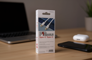 Cavo P+D da tipo C a tipo C 3A per ricarica rapida e trasferimento dati per telefoni cellulari con connettore schermato in rame puro - Product Image 2