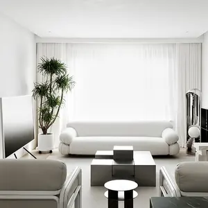 Sanhai Minimalist Style Private Residence Interior Design Modern Advance House Architecture Consultant 3D Rendering Floor Plan