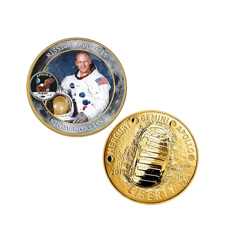 Benutzer definierte 50. <span class=keywords><strong>Jahrestag</strong></span> Apollo 11 Moon Landing Silver Gedenkmünze