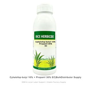 Cyhalofop Butyl 10% + Propanil 30% EC Herbicide Sélectif pour Rizières Herbicide Sélectif EC pour le Riz - Product Image 1