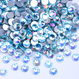 Juli gros nouveau AB couleur bébé rose cristal Non Hotfix strass dos plat strass pour bricolage sacs robe Nail Art chaussures - Product Image 6