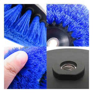 <span class=keywords><strong>Cepillo</strong></span> plano azul hueco sin vástago de 6 pulgadas M14 cepillos de limpieza de fregador eléctrico para tapicería doméstica rueda de coche usando herramienta - Product Image 6