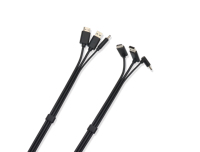 Kabel VR 3M 5M 3 in 3 Flat 4k*2k 30hz 10Gbps Type-C ke Type-C 3A Pengisian Cepat Terlindung untuk HTC Vive 1 Series