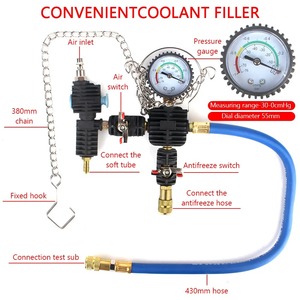 Ferramentas Veículo Testador De Pressão Do Radiador <span class=keywords><strong>Detector</strong></span> De Vazamento De Tanque De água Tipo Vácuo Sistema De Refrigeração Teste Tanque De Água Do Carro Medidor De Pressão - Product Image 4