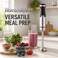 Mixeur Plongeant Électrique Professionnel de Haute Qualité, Durable et Efficace, à Vitesse Variable, pour Cuisine et Usage Domestique