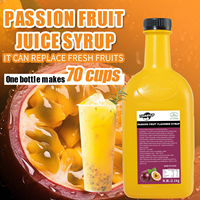 U-Pick Geconcentreerde Passievruchtenpuree & Dikke Siroop Voor Melktheewinkels En Vruchtensapdranken 2.1Kg 12 Maanden Houdbaar