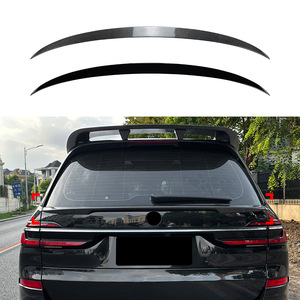 Bmw <b>Rear</b> <b>Spoiler</b> Piano Black Carbon Fiber Texture Wing Shaped Trunk Lid For X7 G07 2019 Plus - Product Image 1