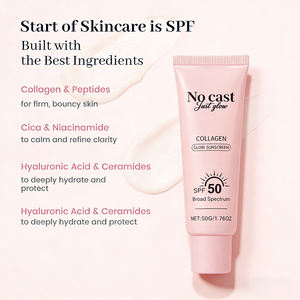 Crème solaire Collagen Glow SPF 50 |   Sans effet blanchâtre, protection à large spectre pour une peau éclatante et hydratée - Product Image 2