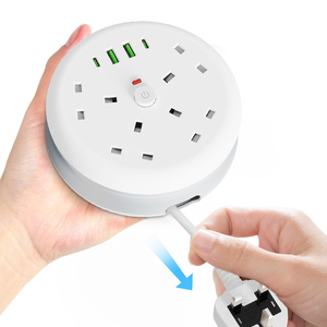 Anh có thể thu vào lưu trữ mở rộng ổ cắm với USB Loại C Dải điện mở rộng dây đa chức năng Ổ cắm điện OEM ODM Nhà cung cấp - Product Image 2