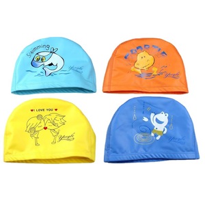 Bonnet de bain en PU pour enfants, design de dessin animé, respirant, pour la natation et les sports nautiques - Product Image 5