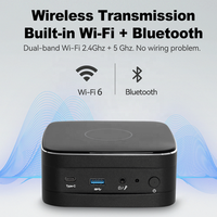 10th Gen Core I3 i5 i7 Factor de forma pequeño Mini PC 64GB DDR4 2TB M.2 NVME SSD 4K UHD IR Control WiFi 6 Win11 Computadora portátil