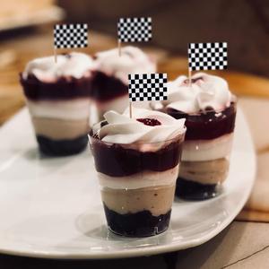 Pastel a cuadros blanco y negro <span class=keywords><strong>de</strong></span> gran venta con placas <span class=keywords><strong>de</strong></span> matrícula, decoración <span class=keywords><strong>de</strong></span> escena <span class=keywords><strong>de</strong></span> carreras, inserción <span class=keywords><strong>de</strong></span> bandera - Product Image 5