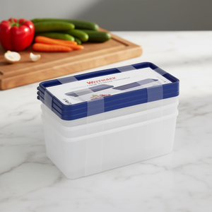 Westmark <b>Food</b> <b>Storage</b> <b>Containers</b> 3 Pack Freezer Safe Rectangle - Product Image 3