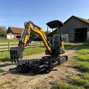 Mini Excavadora con Envío Gratuito, Motor 5 CE, 1.6 Toneladas, Excavadora Hidráulica Pequeña, Mini Excavadora con Orugas de Goma para Granja y Jardín - Product Image 2