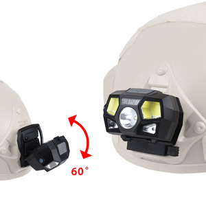 MotionSense <b>USB</b> Rechargeable LED Headlamp with White Red <b>Light</b> for Outdoor Camping <b>Night</b> Activities Lightweight Headlight - Product Image 3