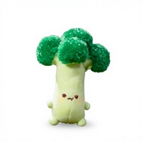 Stylo en peluche en forme de brocoli KUKI, anti-stress, porte-clés, stylo gel