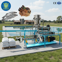 Machine extrudeuse de granulés flottants pour aliments aquatiques certifiée CE, pour la fabrication d'aliments pour crevettes coulantes