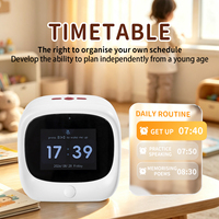 BW2 WLAN-KI-Kinderwecker mit Mehrsprachiger Übersetzung, Pomodoro-Timer, Zeitmanagement-Lernhilfe für Kinder