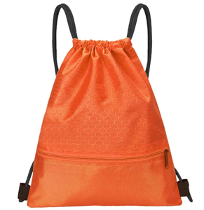 Sac à dos promotionnel à cordon en polyester/coton Oxford Fashion Sac cadeau avec logo personnalisé Sac de sport avec taille et couleur personnalisables - Product Image 1