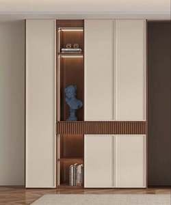 Armoire à chaussures en métal et bois de style industriel moderne pour la maison, la chambre à coucher, le salon, l'hôtel, le bar, l'entrepôt et la salle de bain - Product Image 3