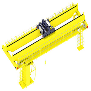 رافعة جسرية كهربائية ذات عارضة مزدوجة من نوع NLH بمعايير أوروبية، سعة 5-50 طن، رافعة كهربائية بارتفاع 6 و9 و12 متر - Product Image 1